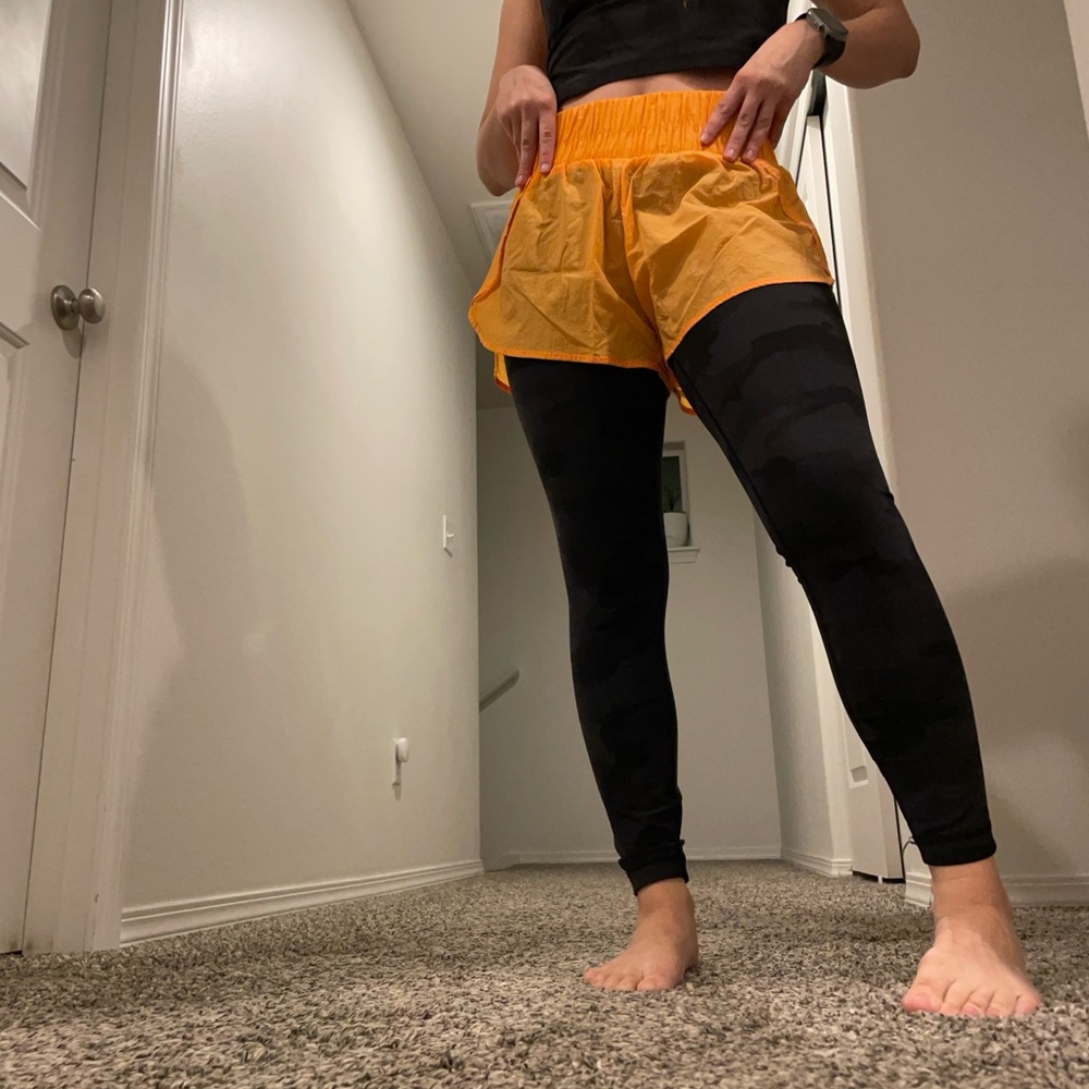 Rue21 Sheer Orange Shorts